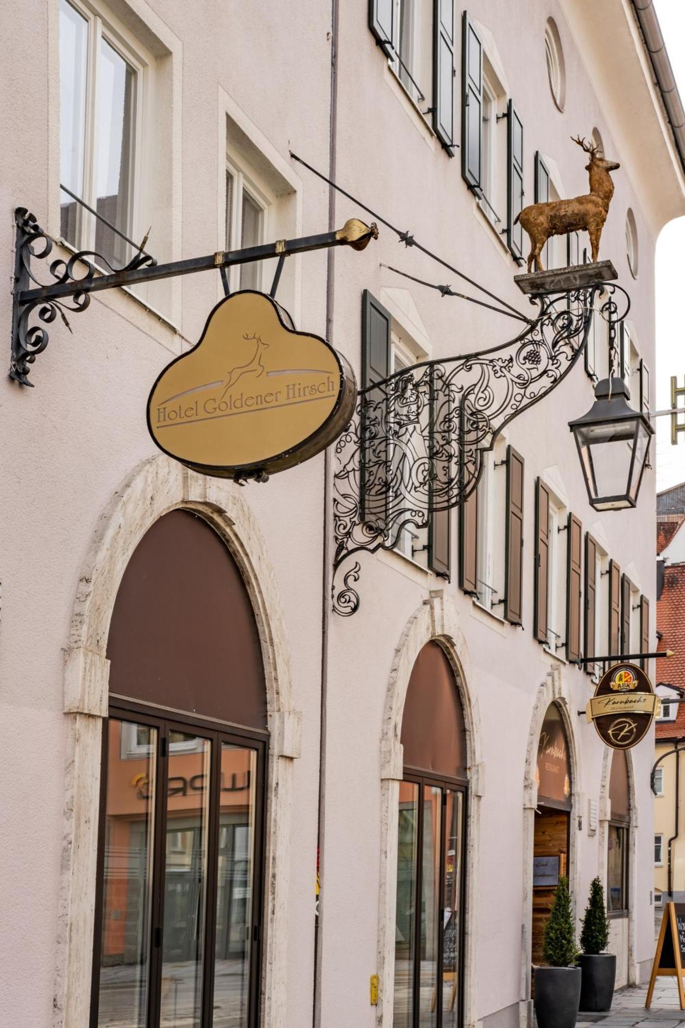 Hotel Goldener Hirsch Кауфбойрен Экстерьер фото